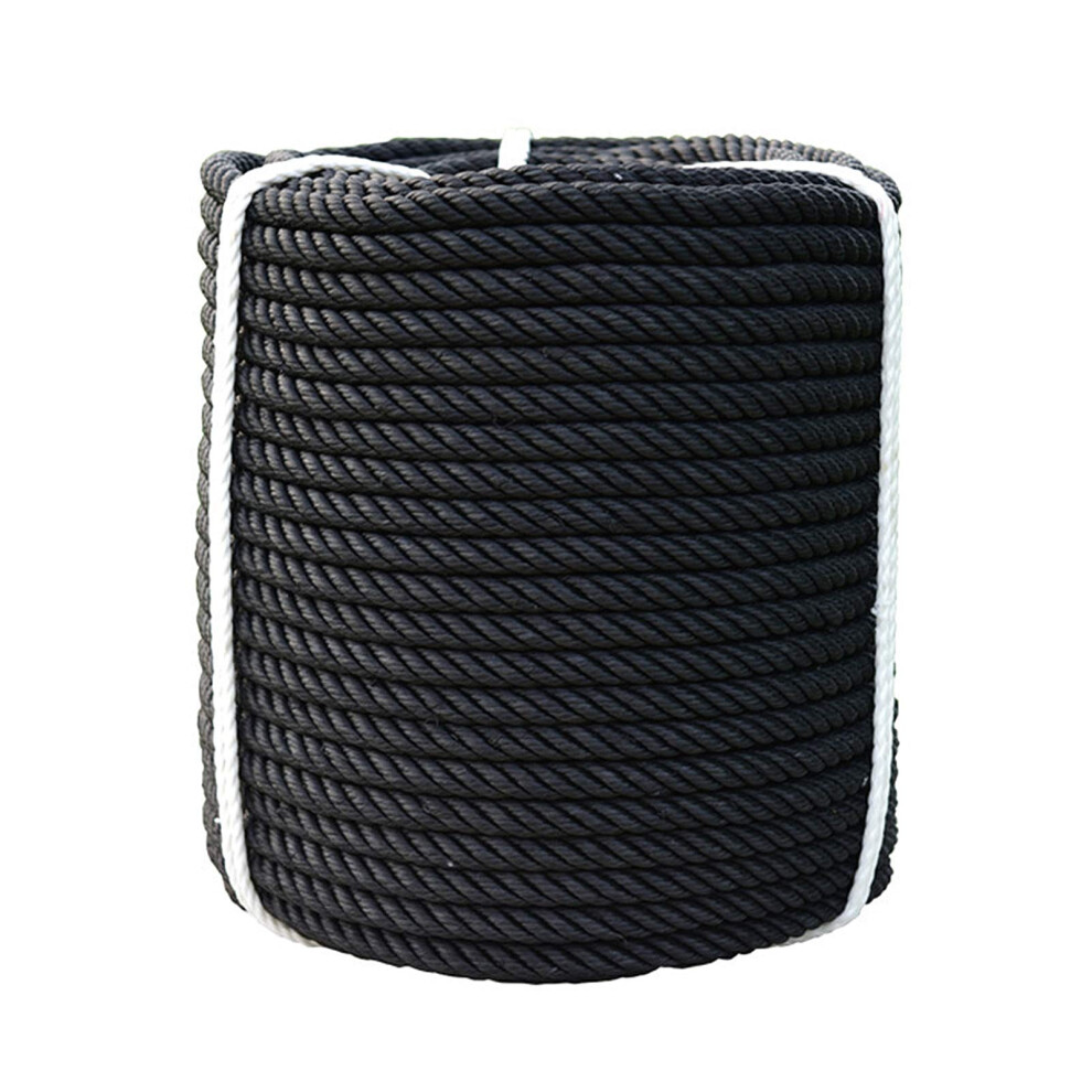 14Mm Black Polyester Nylon Rope 20M Heavyduty 600Kg Load Weatherresistant For Submersible Pump 9073542971191