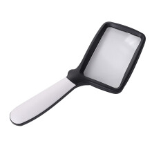LED Reading Magnifier 2X 3X with Bright 5‑LED Lights, Folding Handheld Design for Reading and Crafts