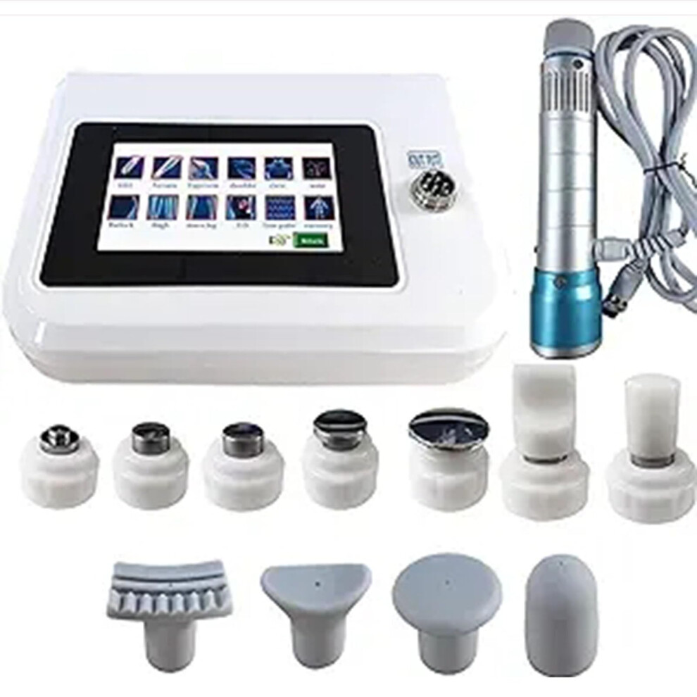 V100 Shockwave Therapy Machine for Deep Tissue Pain Relief and Muscle Recovery, Adjustable Energy Levels