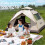 Automatic Pop Up Camping Tent, Easy Setup Waterproof Double Layer Tent for 34 People 3