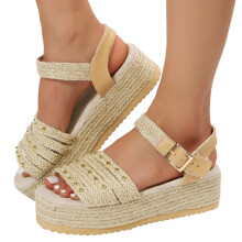 Women's Summer Sandals Size 7, Comfortable Bow Knot Flip Flops with Concave Footbed and Anti Slip Sole