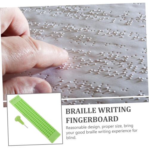 Sets Braille Learning Tool Braille Writing and Stylus Kit Blind Accessible and 2