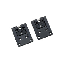 Black Zinc Alloy Cabinet Door Hinge TShaped Corner Design for Distribution Box Secure and Durable