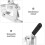 2pcs Wheelchair Brake Lever Handle Set, Responsive Brake Control, Front‑Rear Compatible, Quick Replacement Design 4