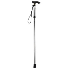 Adjustable Walking Stick for Elderly, Lightweight Aluminum Folding Trekking Pole with Ergonomic Grip and NonSlip Tip