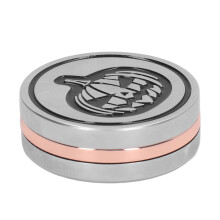 Pumpkin Coin Slider Black 35x35x13mm Zinc Alloy