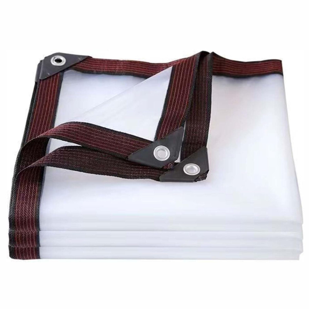 Clear Tarp 4X4m Heavy Duty Waterproof Tarpaulin With Grommets For Roof Camping And Outdoor Protection 9330225517054
