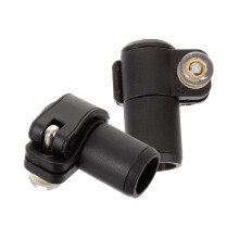 2pcs Rubber Trekking Pole Clip Lock for Walking Sticks and Cane, Secure Grip, Durable Outdoor Use