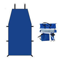 Car Awning PU2000mm Waterproof Sunshade with Silverplated UV Protection for SsangYong SUV Camping C BlueS