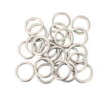 Car Oil Pan Drain Gasket Drainage Bolt Pad Oil Drain Plug Gasket Accessories for Aluminum