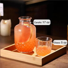 Juego de Jarra y Vaso para Agua de Mesita de Noche, Jarra y Taza de Vasos, Jarras y Vasos de Agua para la Noche.