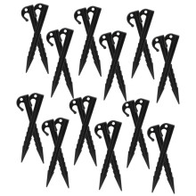 50Pcs Heavy Duty Tent Stakes for Camping, Windproof Plastic Pegs with Reinforced Durable Design