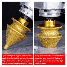 4in1 Brazing  Trimming Chamfering Machine Angle Grinder Ceramic Tile Marble Hole Drilling Chamfering Machine A