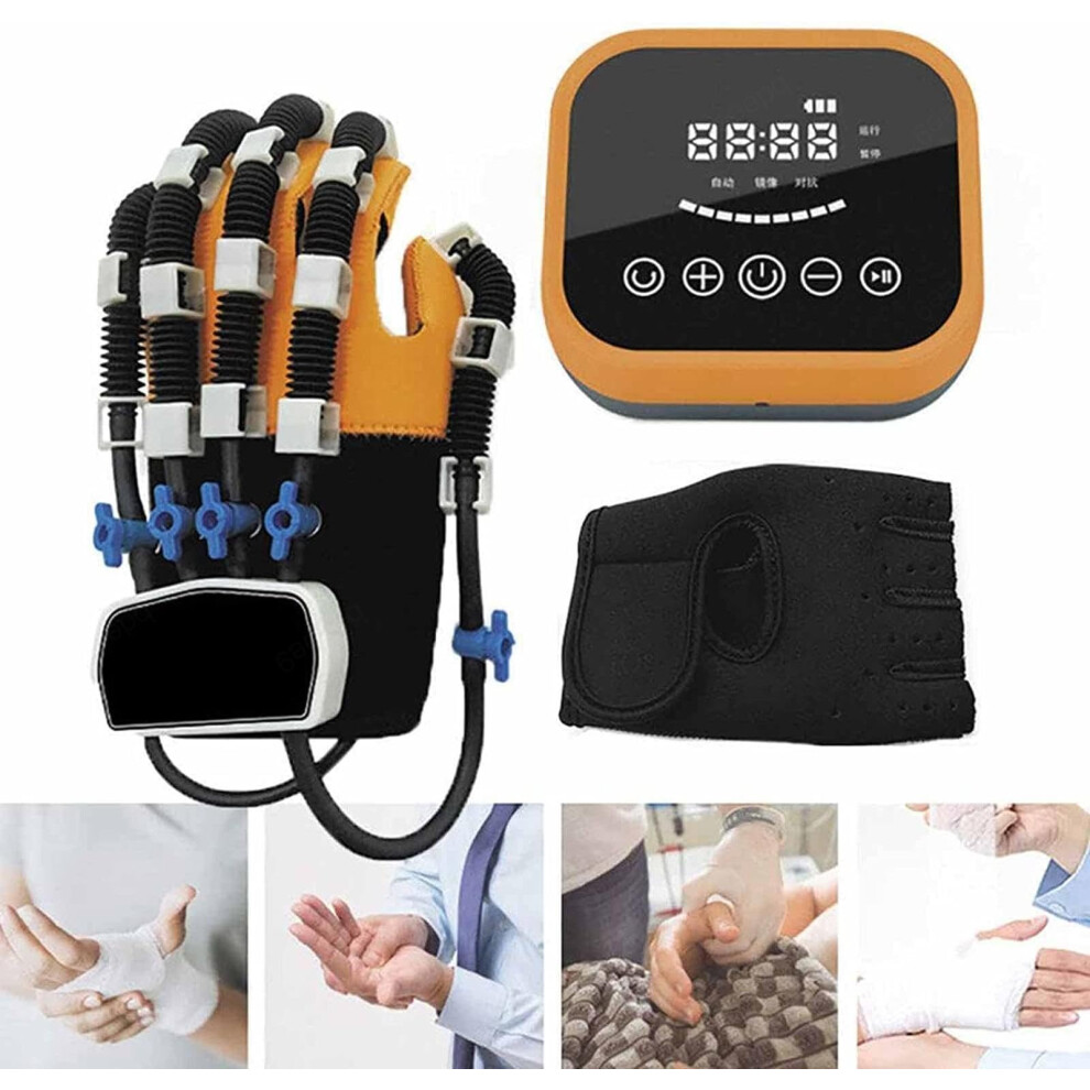 Rehabilitation Robot Gloves for Stroke Recovery, Right Hand Bionic Rehab Glove Medium with Mirrored Motion Training