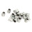 20 Pcs Safety Round-Handle Wedges, Silver 18mm 3