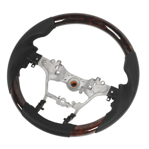 Hydro Dip Steering Wheel Perforated Leather 3 Section Type`Replacement For Hilux 2
