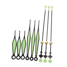 10 Sets Luminous Aluminum Clock Hands Replacement Kit for Wall Clocks, DIY and Home Decor