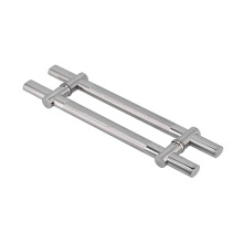 Stainless Steel Door Pull Handle for Glass Sliding Doors, Ergonomic Grip, Modern Style, Fits 10‑15mm