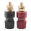 2Pcs Terminal Binding Post, 555 Type Brass Pillar Terminal Block M8 Thread Diameter Binding Post 220V-380V 200A 1