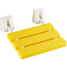 Folding Shower Seat 32x32cm Wall Mounted Chair for Elderly and Disabled with Anti Slip Heavy Duty Frame