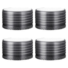 4PCS Adjustable Metal Furniture Risers for Sofa and Bed, Durable Aluminum Legs with Floor Protection