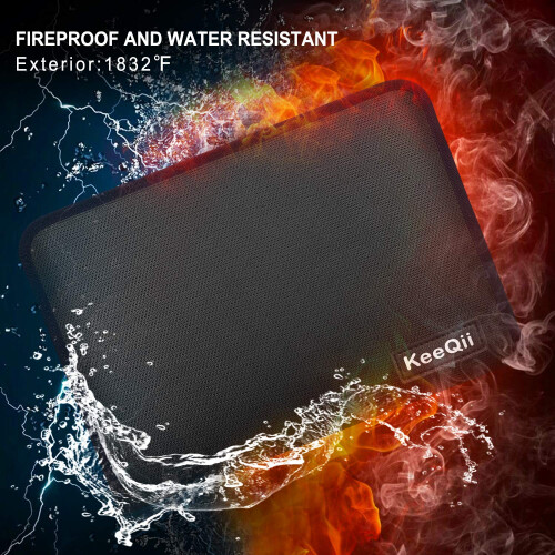 Fireproof File Organizer with Combination Lock, 24 Pocket Expanding File Folder for Office and Home Use 1