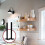 4PCS Heavy Duty Floating Shelf Brackets Hidden Support Design Adjustable Metal Wall Mount Black 2