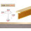 Brass Floor Transition Strip Wood to Tile, Solid Brass Threshold Trim, Smooth Edge, Heavy‑Duty Rust‑Resistant Finish 3