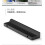 Black Aluminum Cabinet Handles 96mm Rust‑Resistant Durable Drawer Pulls for Modern Kitchen and Wardrobe 5