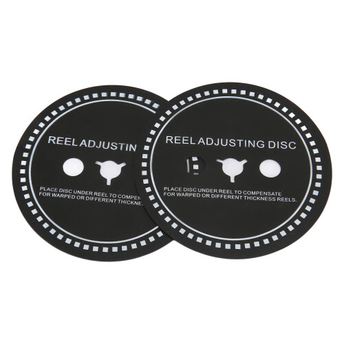 2PCS HUB Adapter Spacer Reel 1mm/0.039in Black
