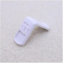 Baby Safety Cabinet Locks 5 Pack White Plastic Childproof Drawer Latches for Cabinets and Refrigerator