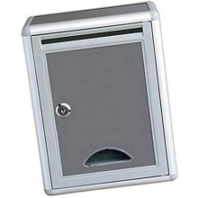 Locking Mailbox Wall Mounted for Home or Business, Weather Resistant Secure Design with Key Lock