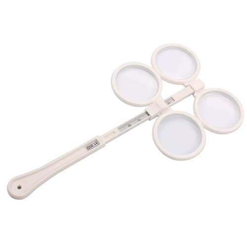 Optometry Trial Lens Flipper 40mm80mm Adjustable Optical Flipper for Eye Examination 1.5 Index 1