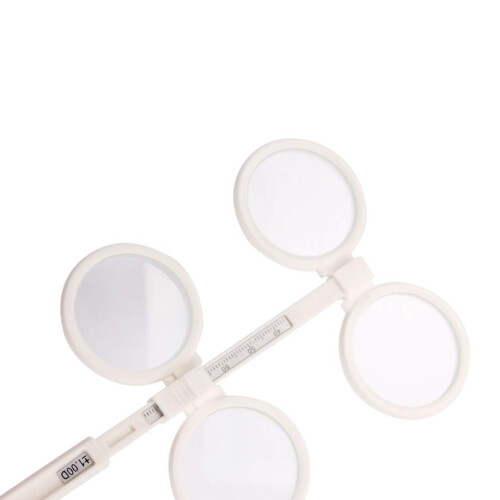 Optometry Trial Lens Flipper 40mm80mm Adjustable Optical Flipper for Eye Examination 1.5 Index 2