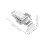 2pcs Spring Loaded Toggle Latch for Toolboxes Cabinets Boxes, Durable Nickel Finish, Secure Spring Lock 2