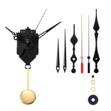 Silent Clock Movement Mechanism Kit Battery Operated Quartz Non Ticking Wall Clock Parts with Hands for Home Decor