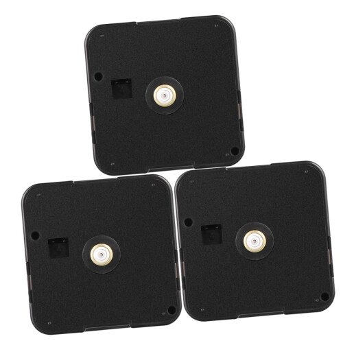 3Pcs  Torque Quartz Clock Movement Kit with Hands, Silent Operation for DIY Wall Clock