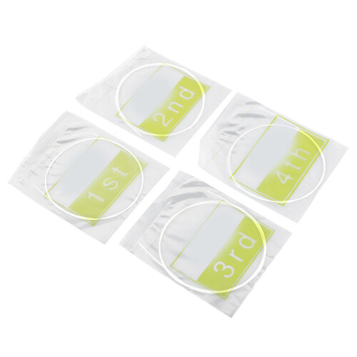 4Pcs Nylon Ukulele String Set White, Clear Tone 2