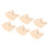 10PCS 4/4 Violin Bridge Maple 5.2x4.13cm WoodColor 2