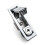 Cabinet Cam Lock Push Button Compression Panel Latch for Distribution Box, Silver 57mm Rod 5