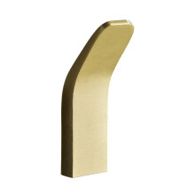 Adhesive Wall Hooks Gold Aluminum Coat Hooks No Drill Wall Mounted Durable Modern Style for Bathroom Kitchen
