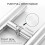 Double Sided Barn Door Handle Set, Brushed Aluminum Sliding Door Pull with Ergonomic Push Pull Design 3