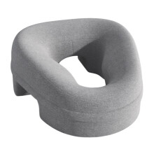 Face Down Pillow with Ergonomic Neck Support, Breathable Hollow Design, Memory Foam Headrest for Massage
