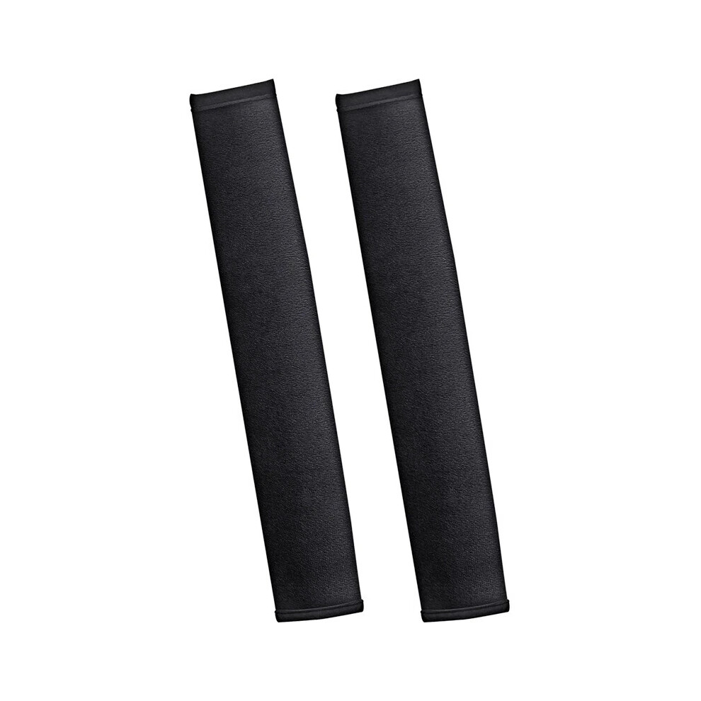 (, 24Cm) 2Pcs Car Seat Belt Shoulder Pad Cover Protection Cushion Soft Auto Accessories Black 4069369472176