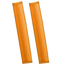 (Orange, 24cm) HOT 2pcs Car Seat Belt Shoulder Pad Cover Protection Cushion Soft Auto Accessories