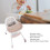 Pink Folding Baby High Chair, Double Tray, 37.5 cm 4