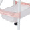 Pink Folding Baby High Chair, Double Tray, 37.5 cm 9