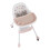 Pink Folding Baby High Chair, Double Tray, 37.5 cm 13