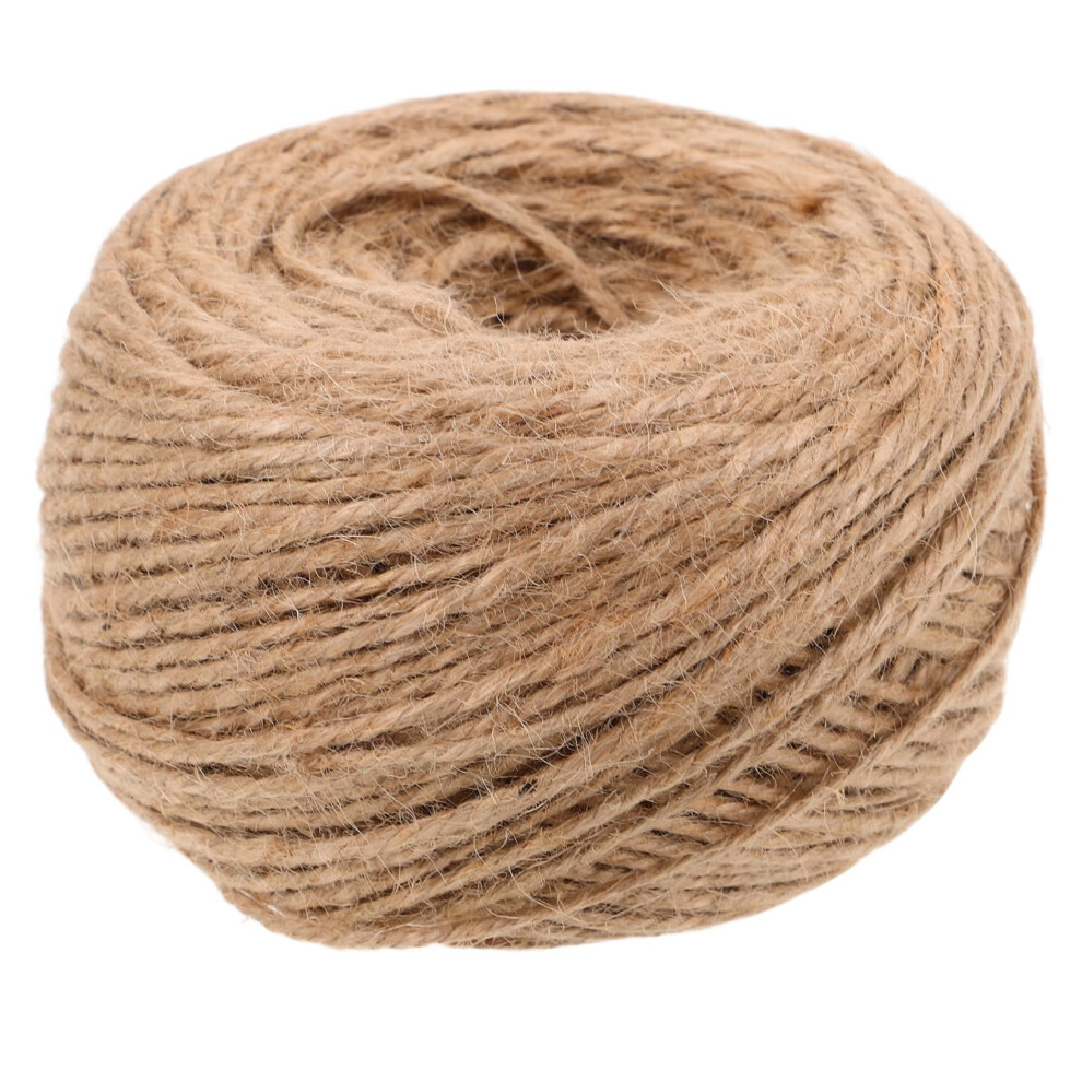 Natural Jute Twine 2Mm 100M EcoâFriendly String For Crafts Gardening Gift Wrapping And Home Decor 9771547830993