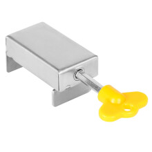 Stainless Steel Sliding Door Lock Child Safety Lock for Windows and Doors Easy Quick Installation